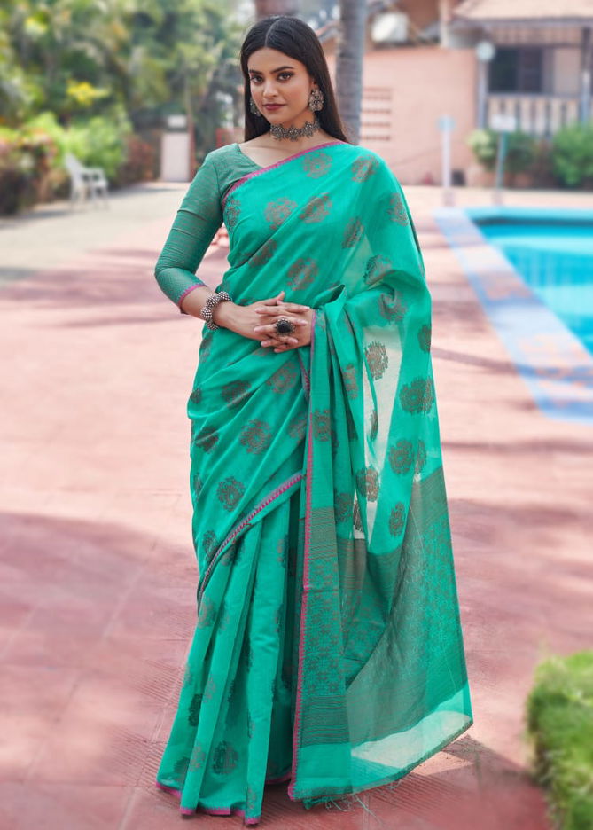 Rajyog Aneek Silk Casual Wear Latest  Fancy Cotton Saree Collection